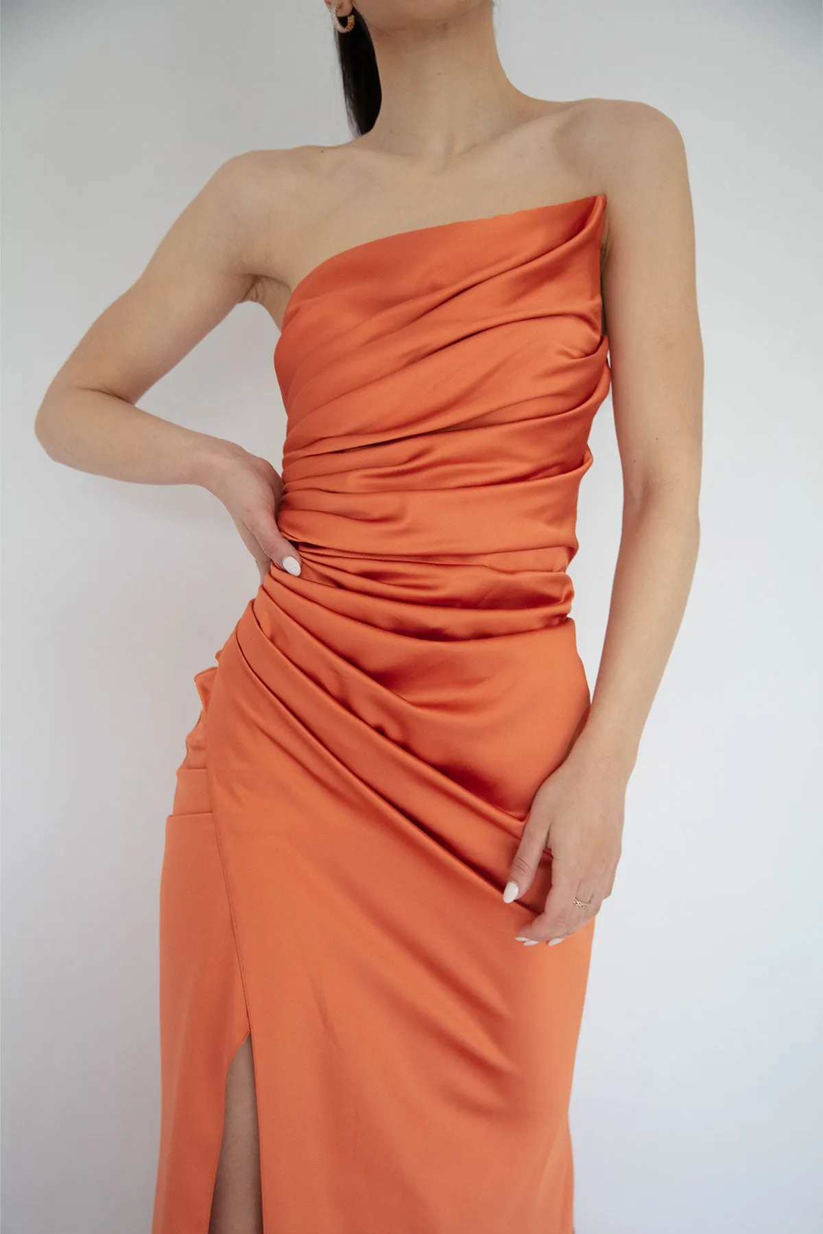 Bethany Gown Orange by HSH