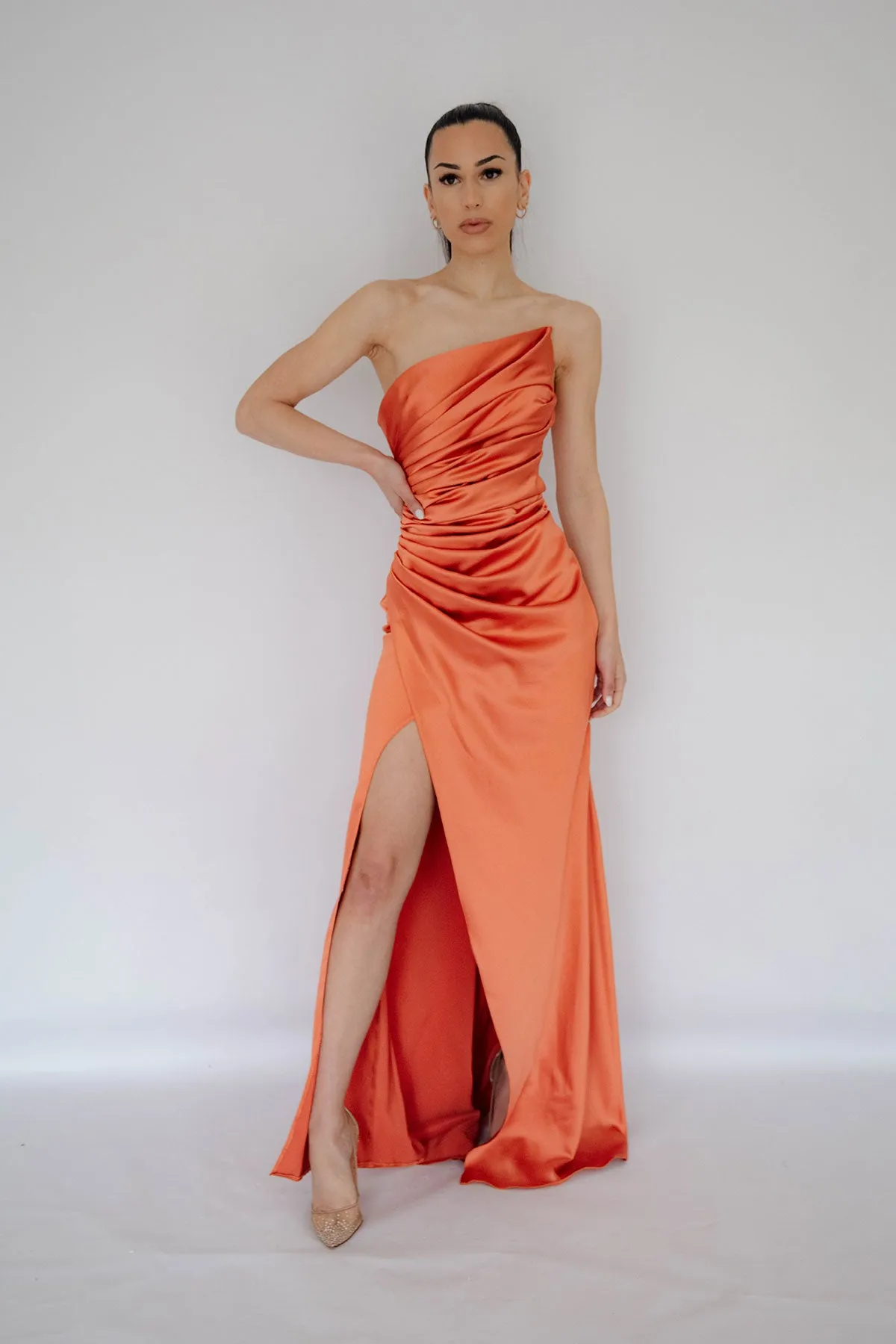 Bethany Gown Orange by HSH