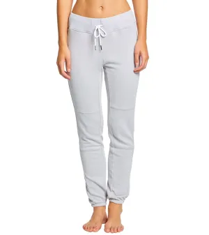 Betsey Johnson Performance Distressed Wash Star Embroidery Joggers