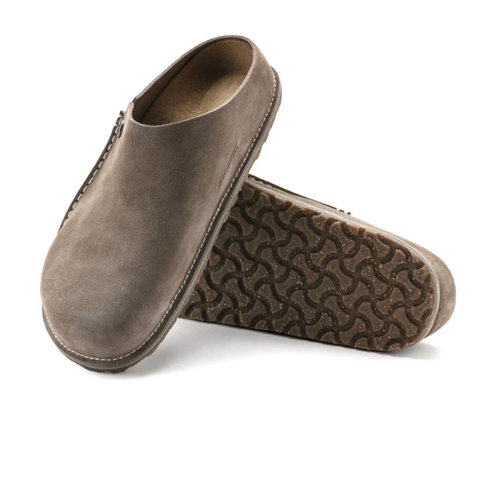 Birkenstock Zermatt 365 Narrow Slipper (Women) - Gray Taupe Suede