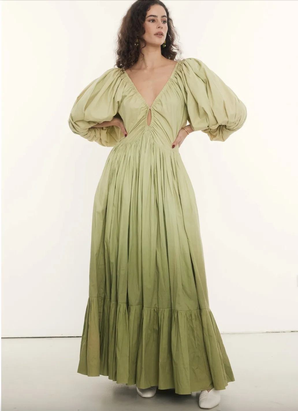 Birthday Gown Pistachio Ombre