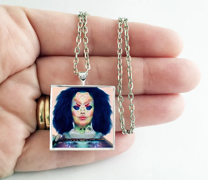 Bjork - Utopia - Album Cover Art Pendant Necklace
