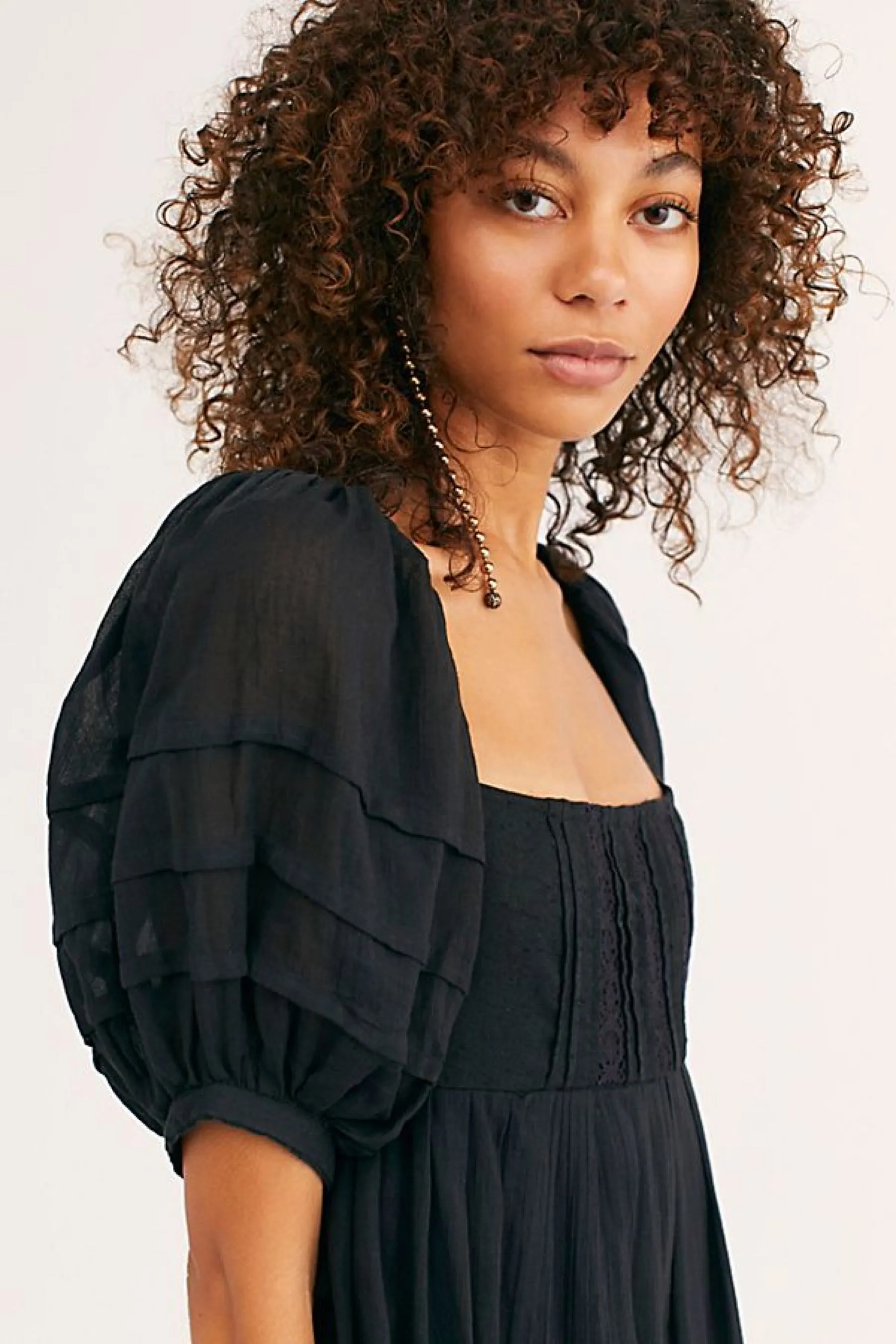 Black Let's Be Friends Dress