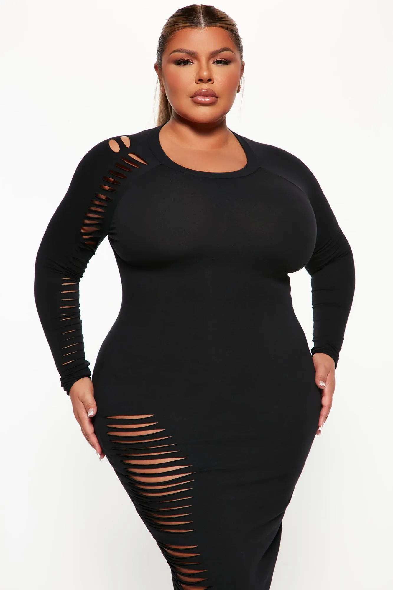 Blair Midi Dress - Black