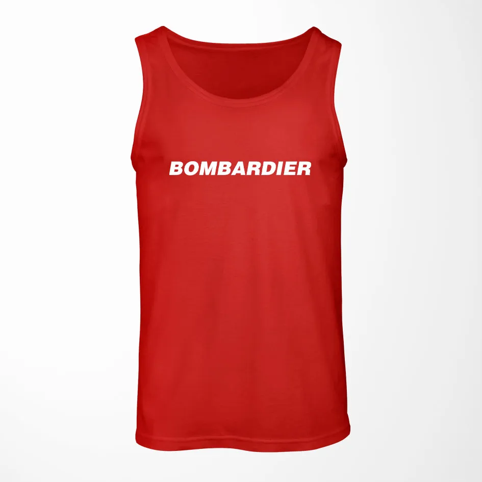 Bombardier & Text Designed Tank Tops