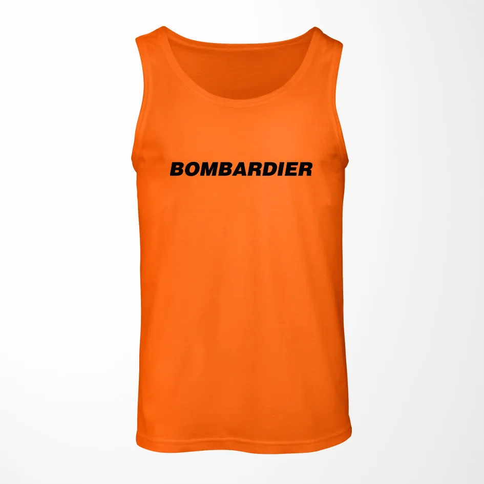 Bombardier & Text Designed Tank Tops