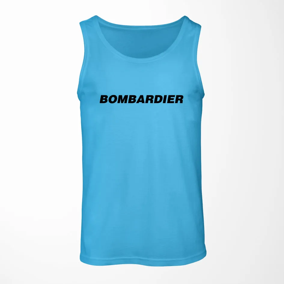 Bombardier & Text Designed Tank Tops