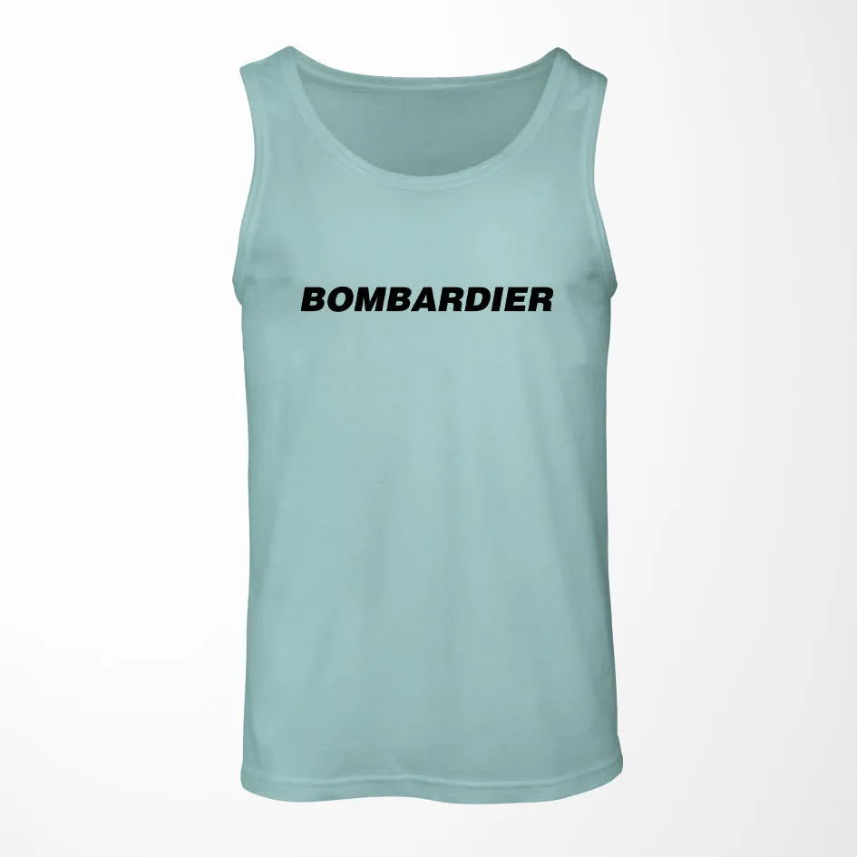 Bombardier & Text Designed Tank Tops