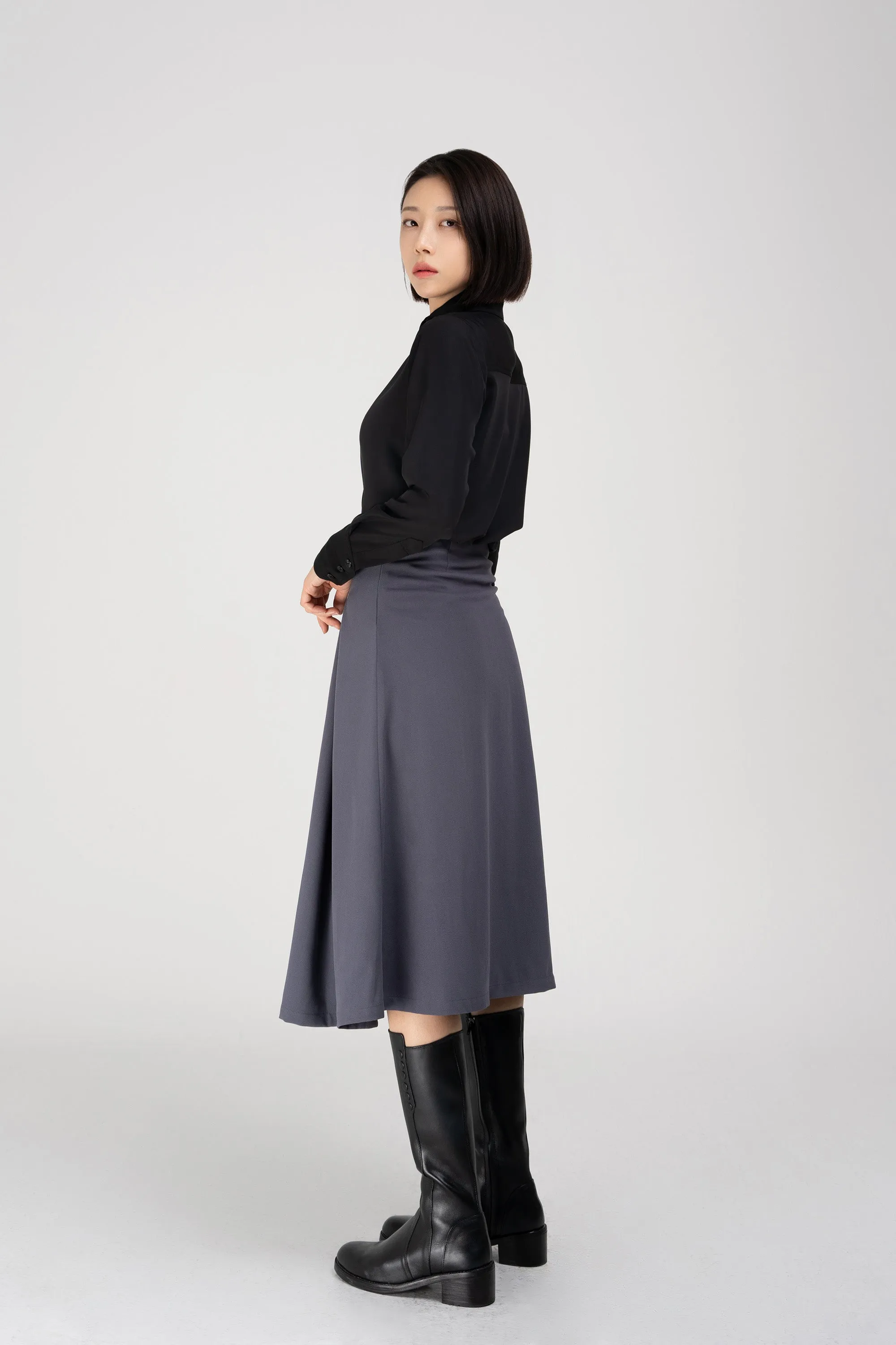 Box-pleated Midi