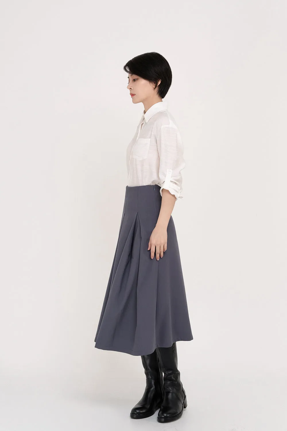 Box-pleated Midi