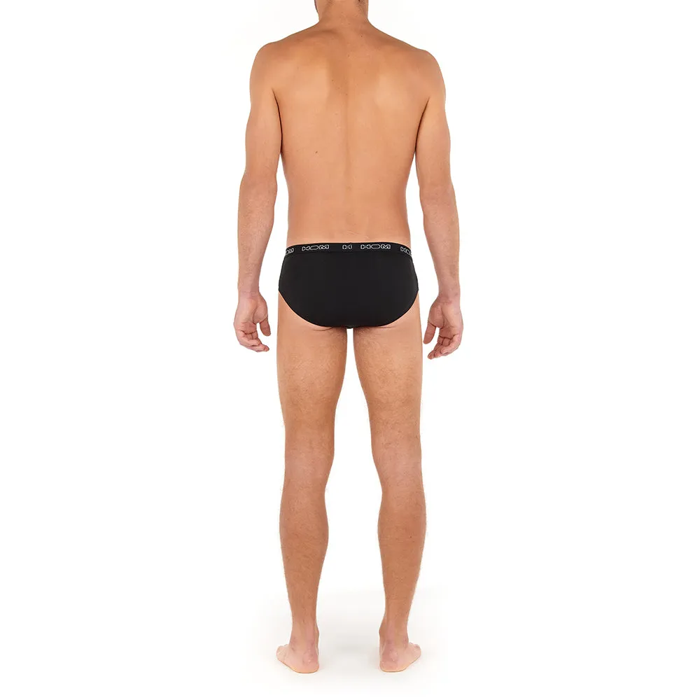 Boxerlines 3-Pack Basic Briefs, Black/Navy/Grey