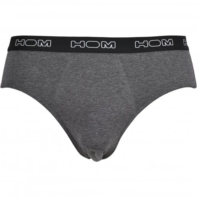 Boxerlines 3-Pack Basic Briefs, Black/Navy/Grey