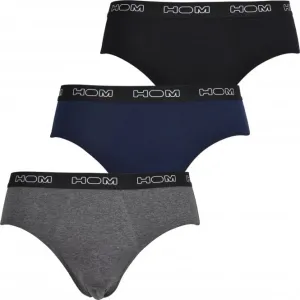 Boxerlines 3-Pack Basic Briefs, Black/Navy/Grey