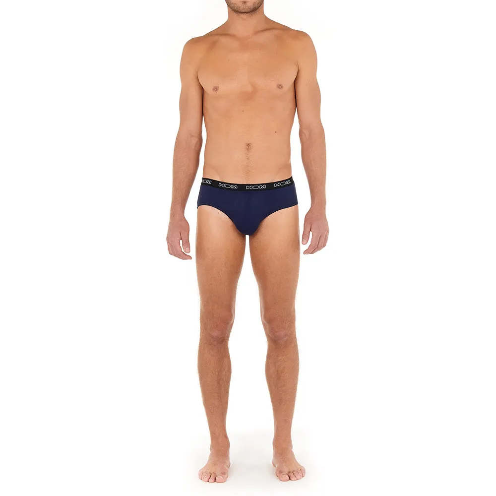 Boxerlines 3-Pack Basic Briefs, Black/Navy/Grey