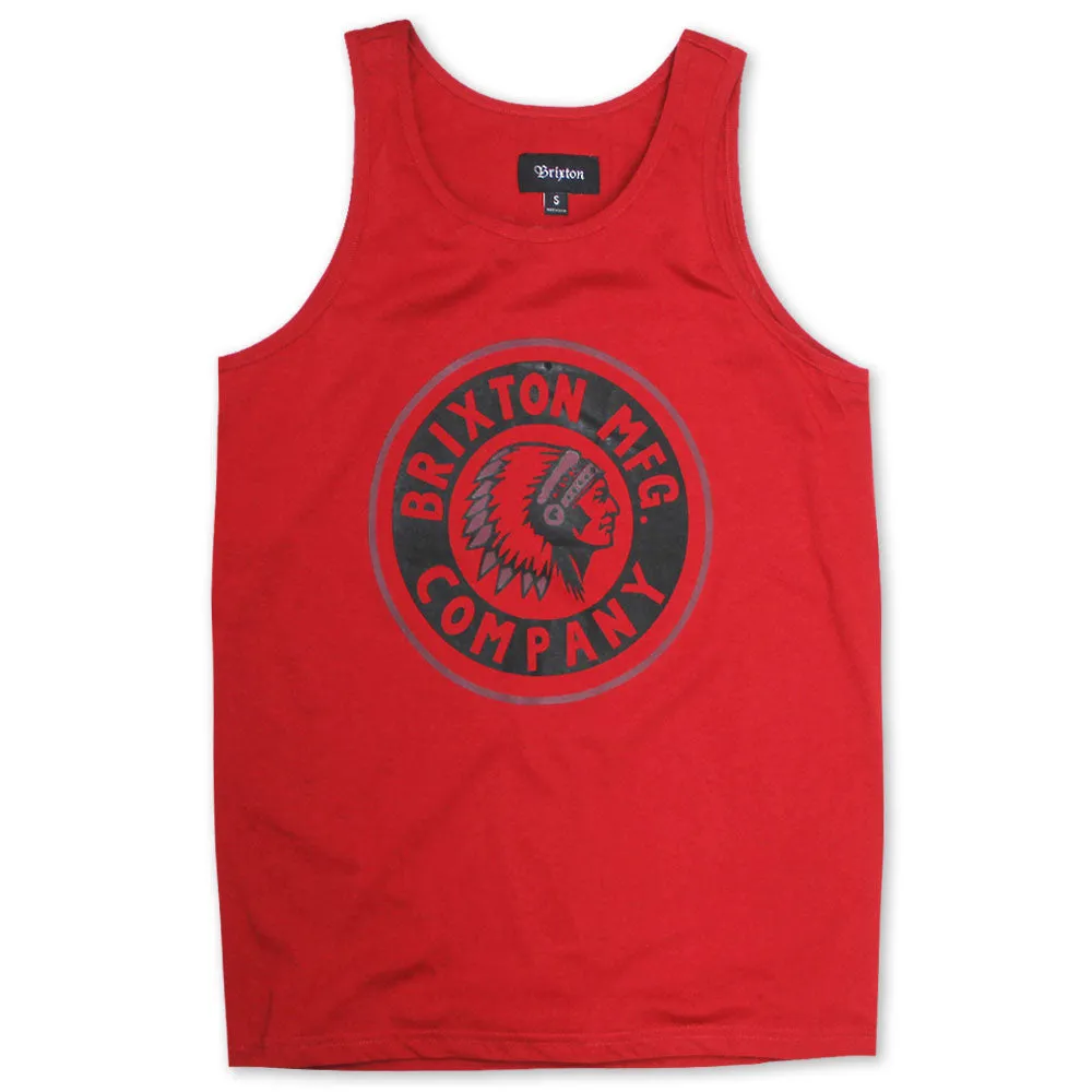 Brixton Grizzly Tank Top Red