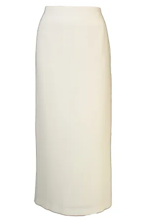 Busy Clothing Womens Light Cream Off White Long Skirt