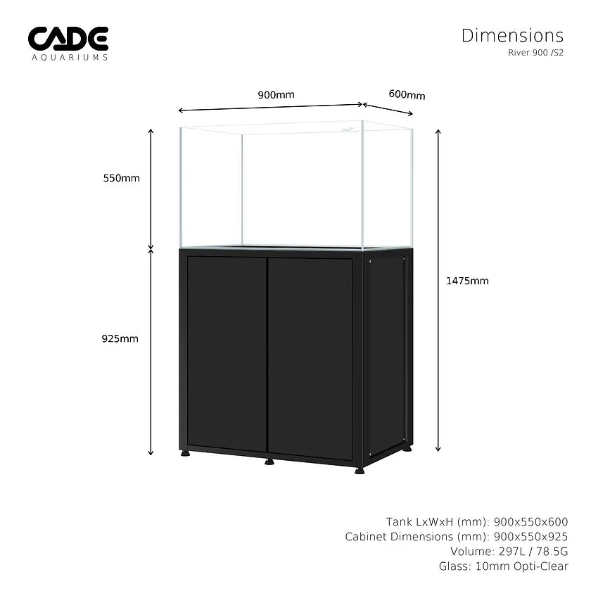 CADE River S2 900 Black