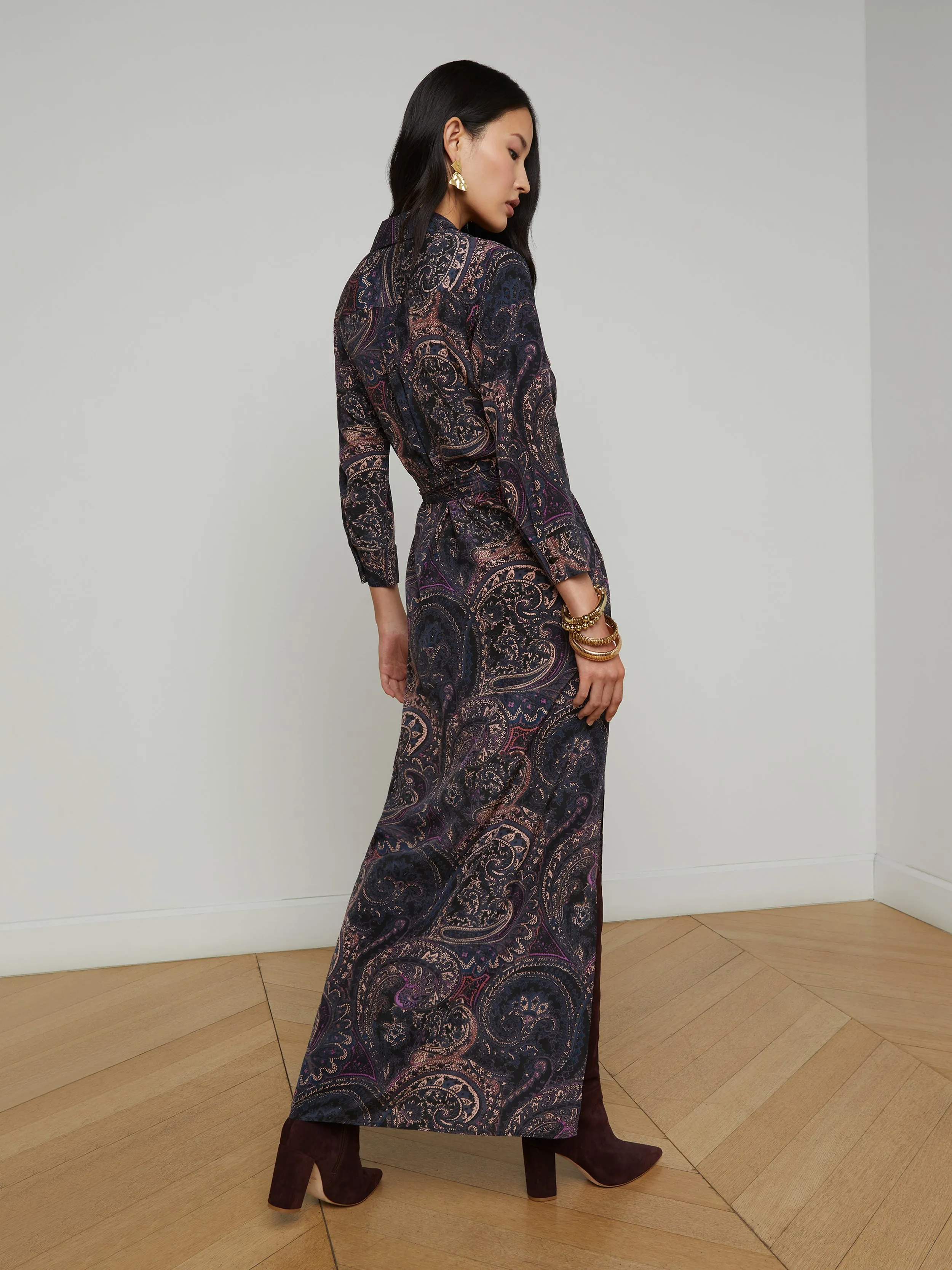 Cameron Silk Shirt Dress