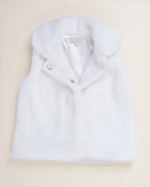 Caramelo Faux Fur Ivory Gilet