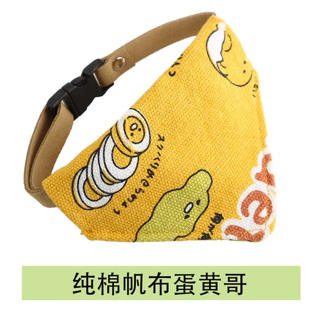 Cartoon Pet Bandana Bow Tie Scarf