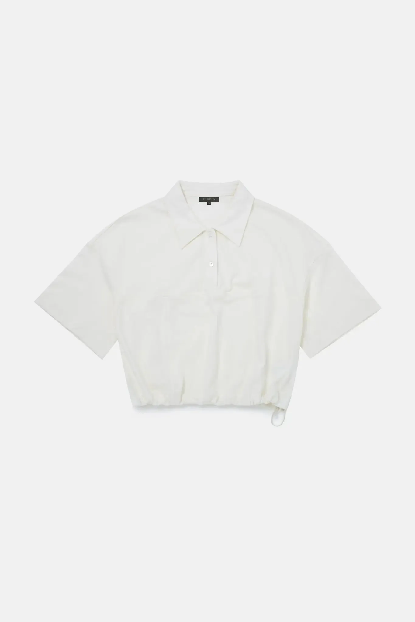 Casual Polo Crop Top