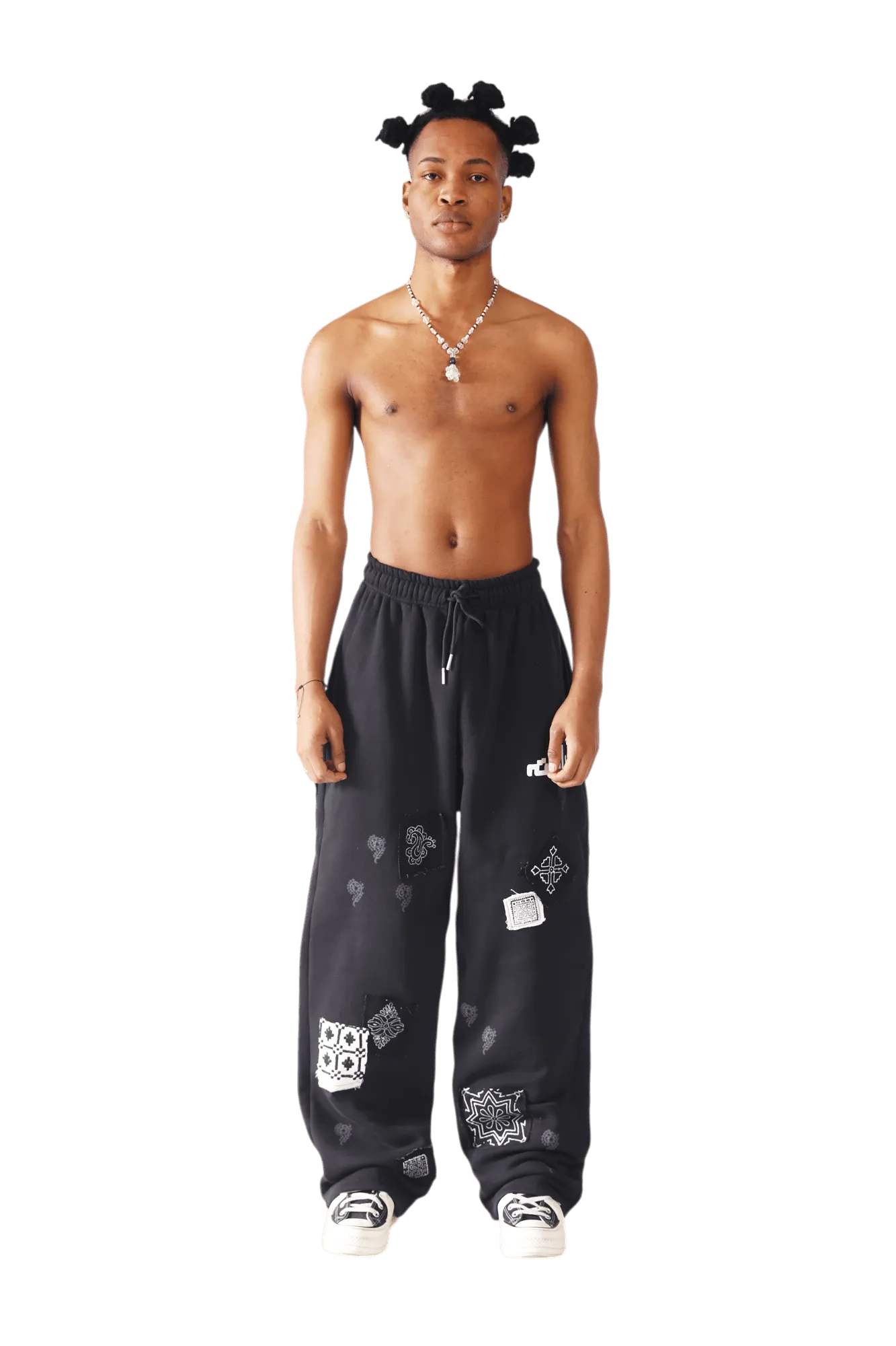 Celestial Patchwork Sweatpants