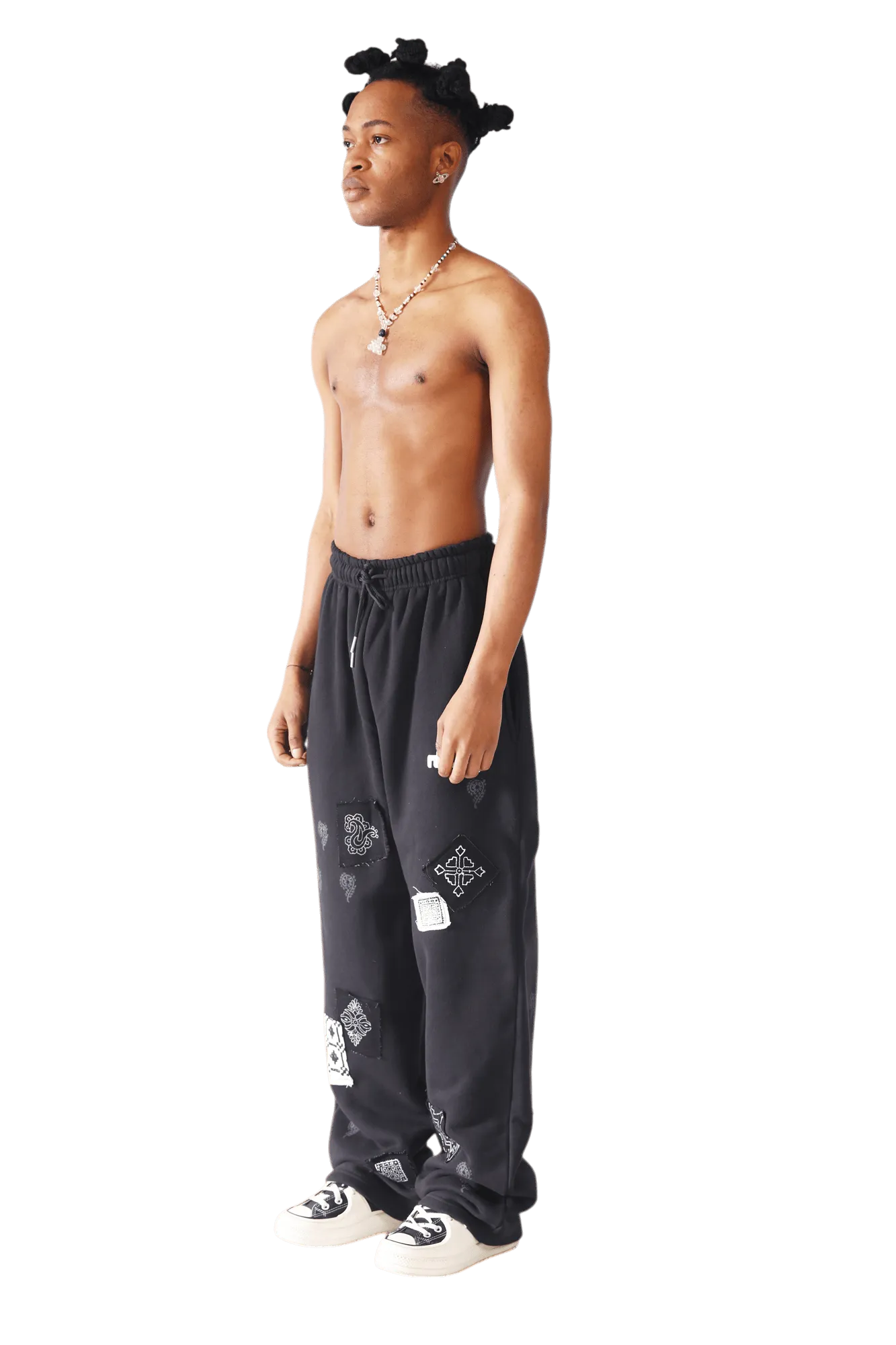 Celestial Patchwork Sweatpants
