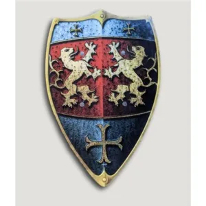 Challenge and Fun, Inc. Wooden Play Knight's Buckler Shield