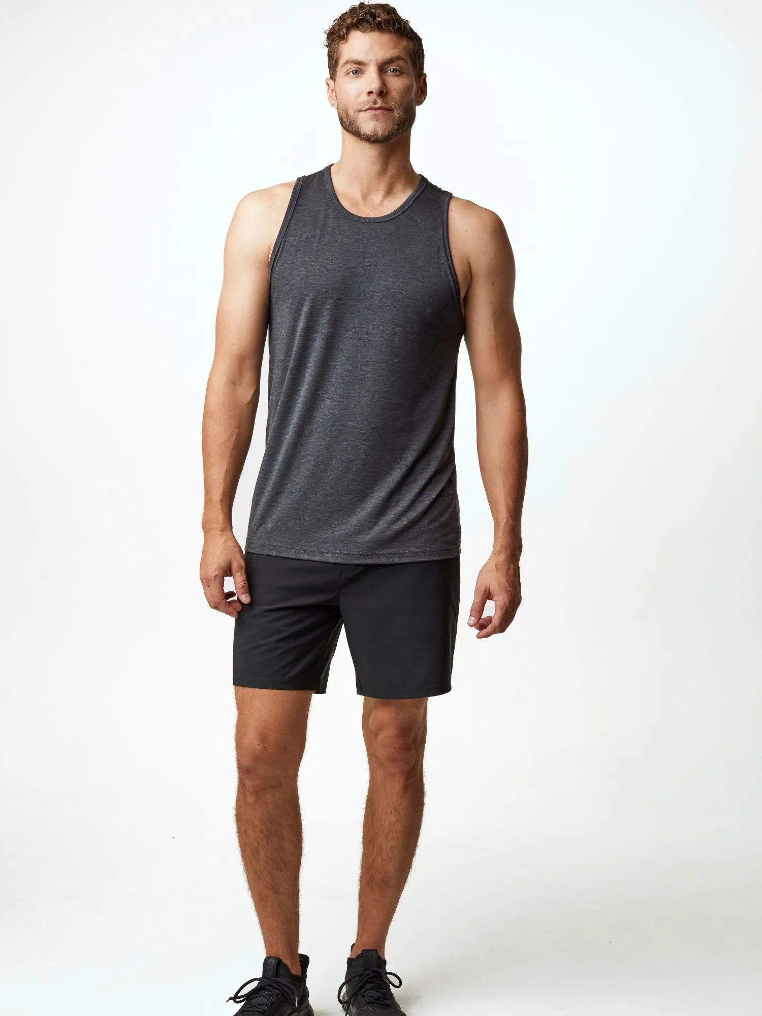 Charcoal Performance Tank FINAL SALE