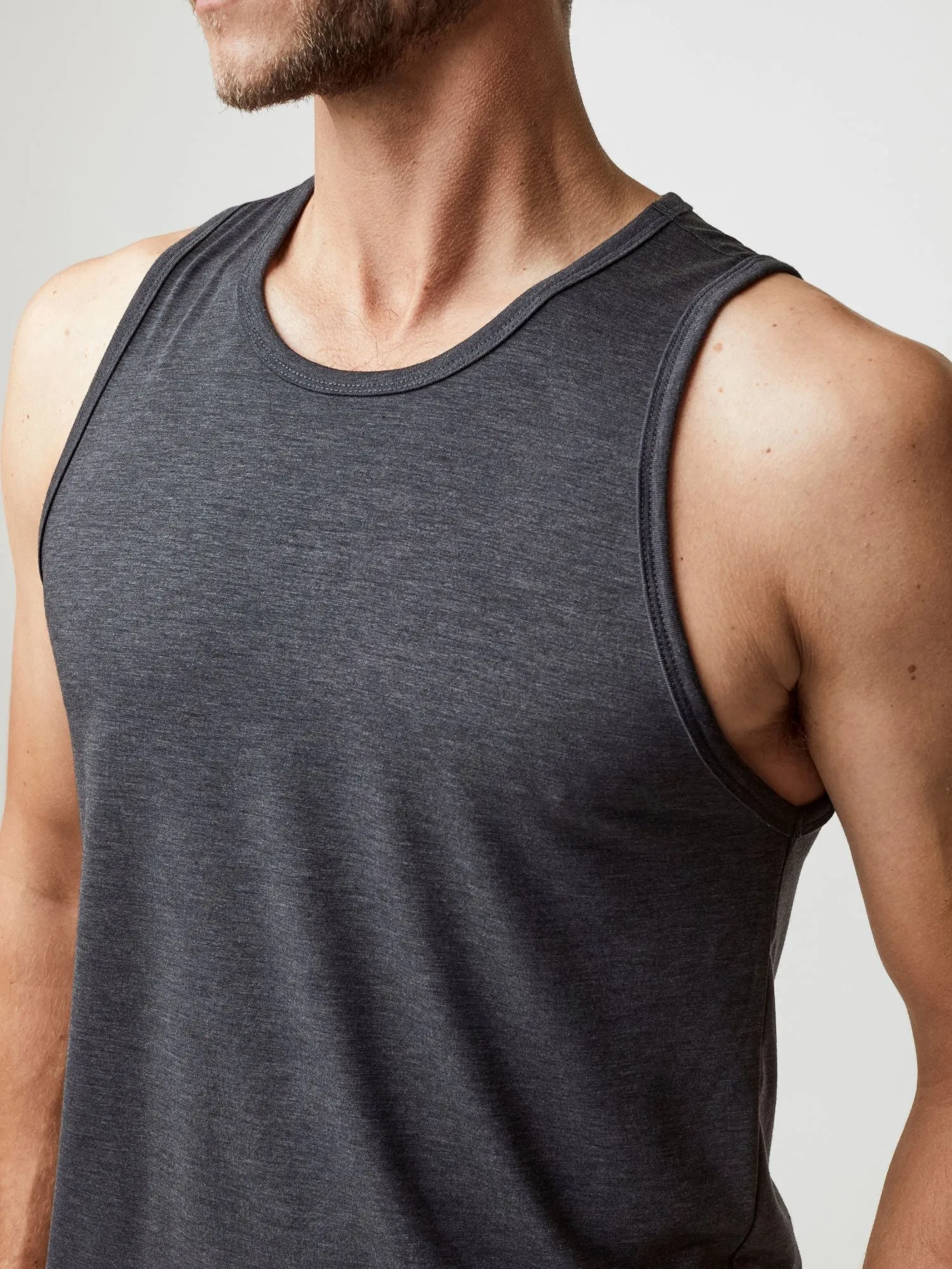 Charcoal Performance Tank FINAL SALE