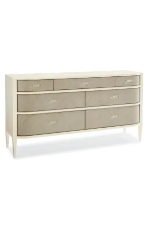 Chevron Oak Dresser | Caracole Dress For Success
