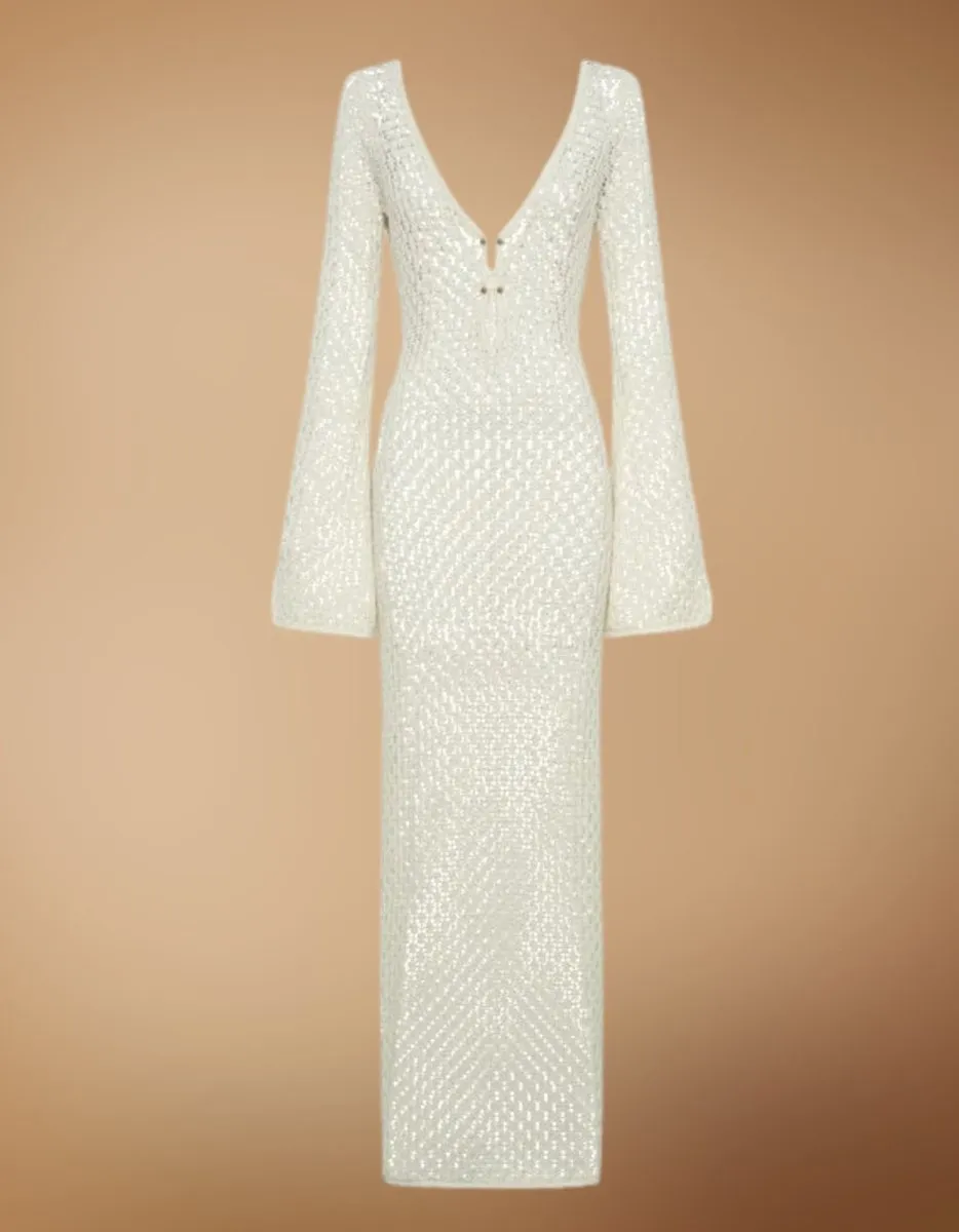 Chloe crocheted maxi dress