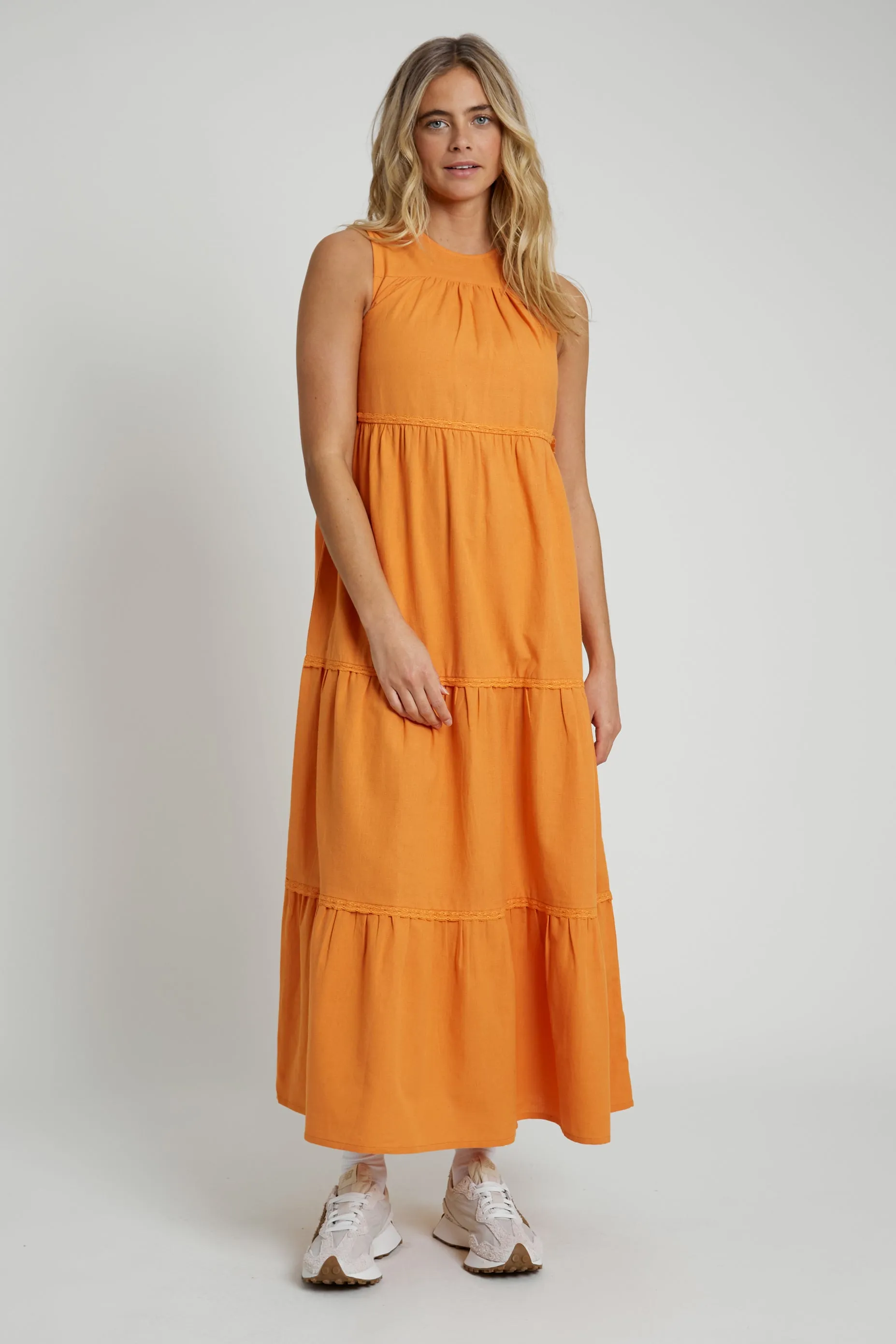 CITRI LINEN MAXI DRESS