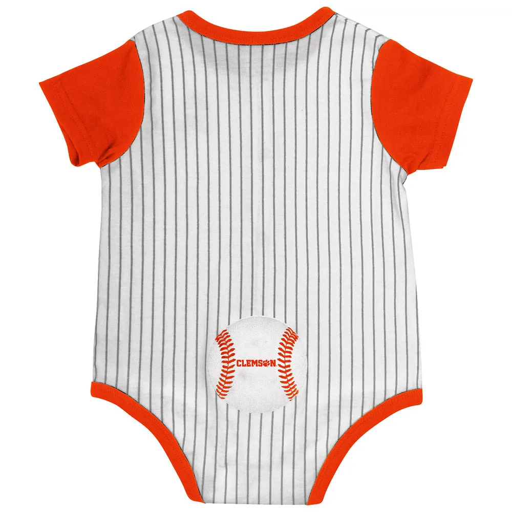Clemson Baby Boy Baseball Creeper