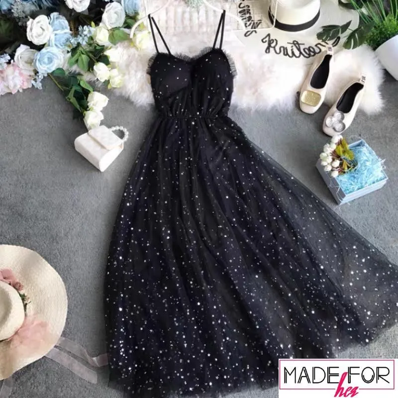 Client Muskan In Our Mesh Glittery Maxi Dress
