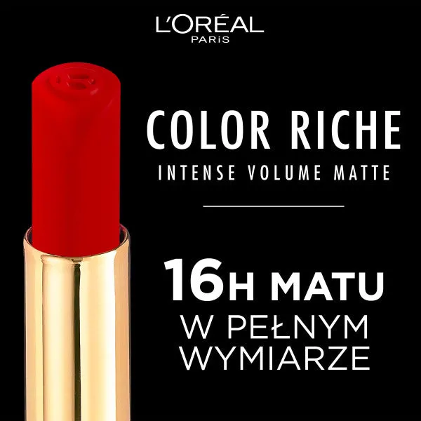 Color Riche Intense Volume Matte matowa pomadka do ust 336 Rouge Avant-Garde 1.8g