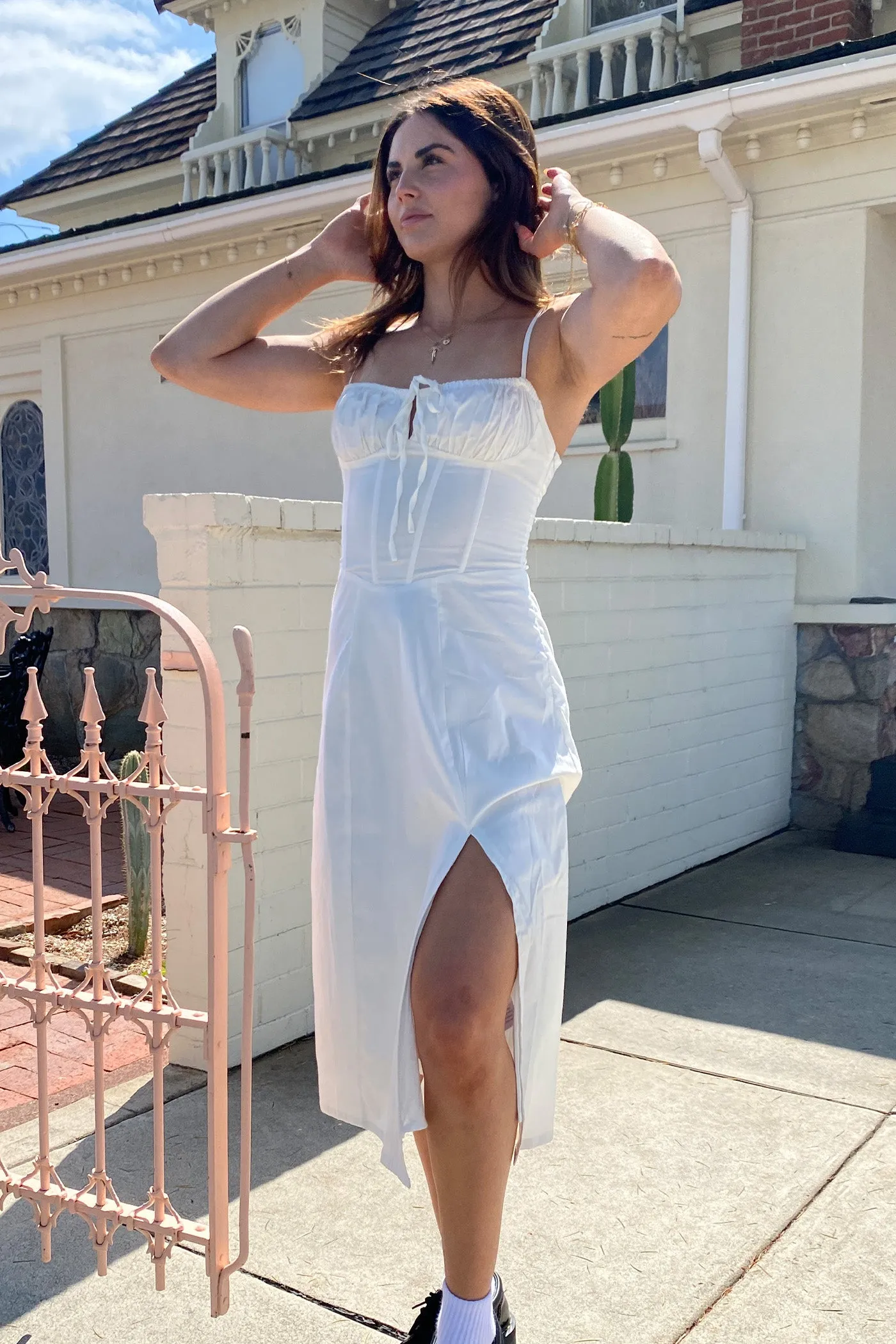 Corset Cami Midi Dress
