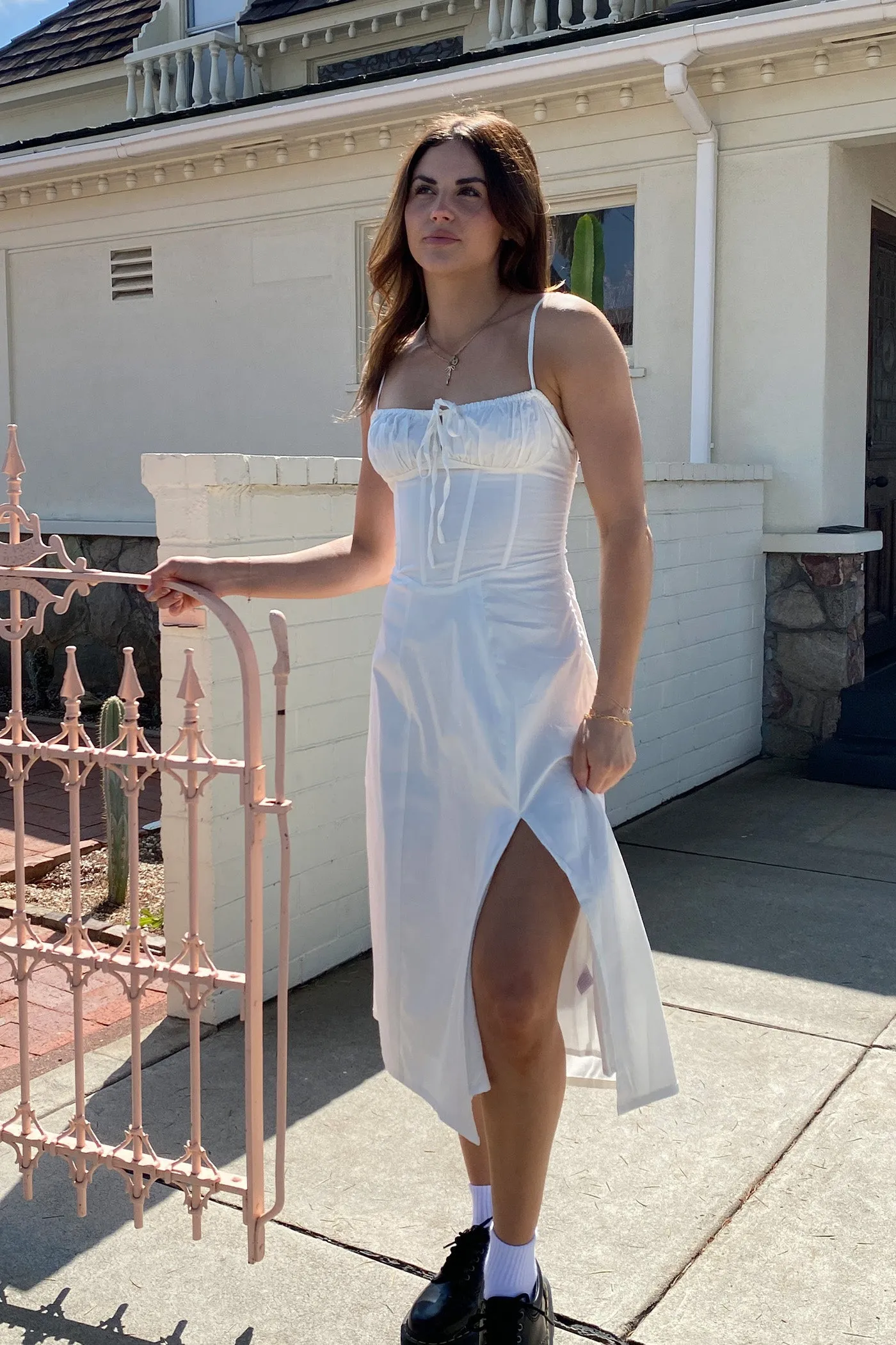Corset Cami Midi Dress