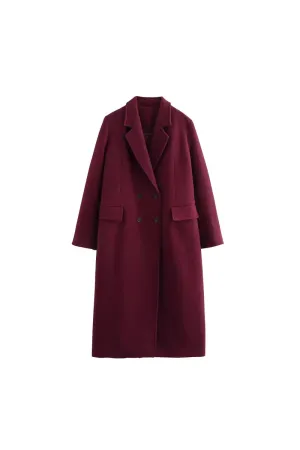'Damla' Blended Fabric Overcoat