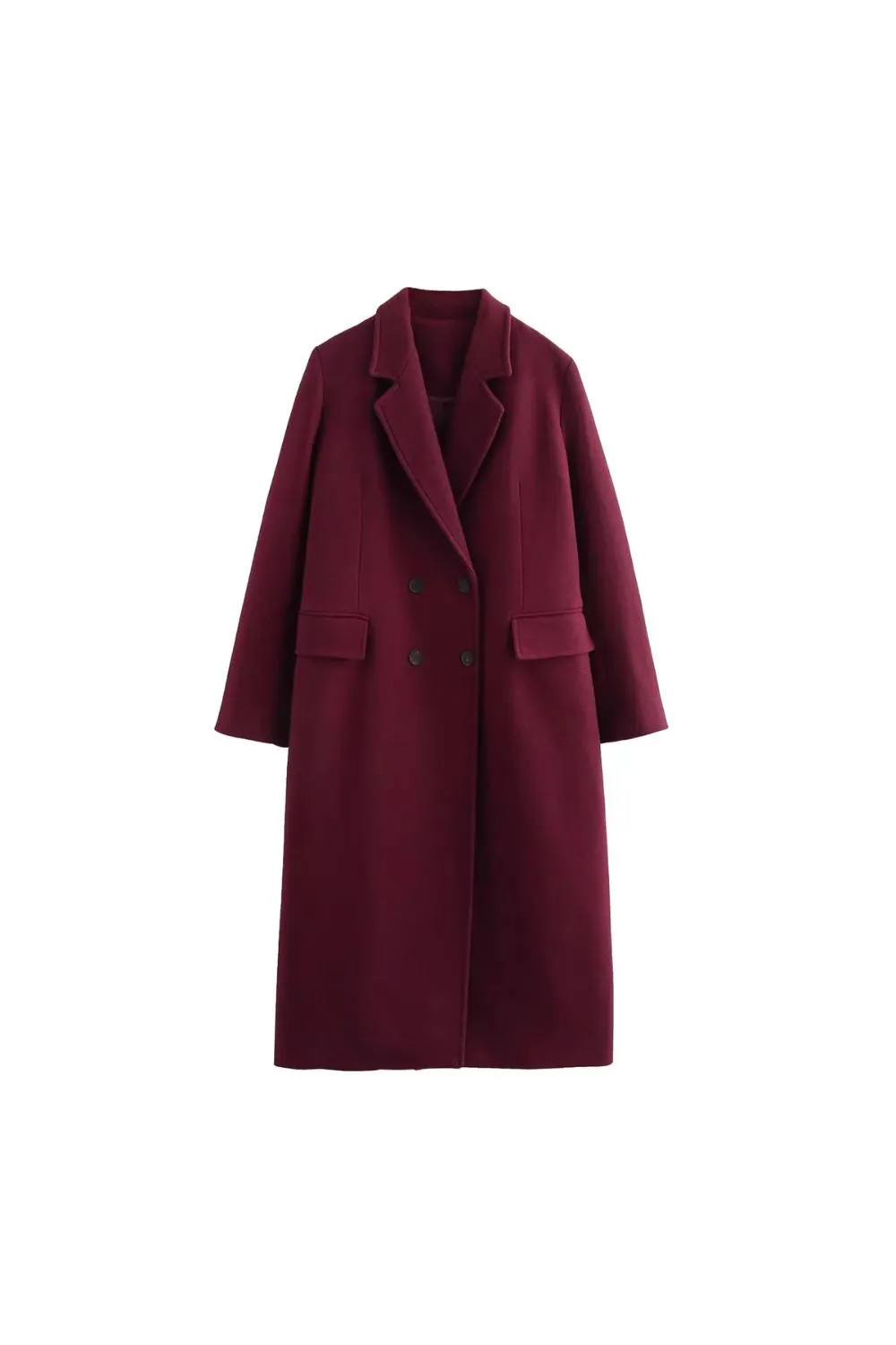 'Damla' Blended Fabric Overcoat