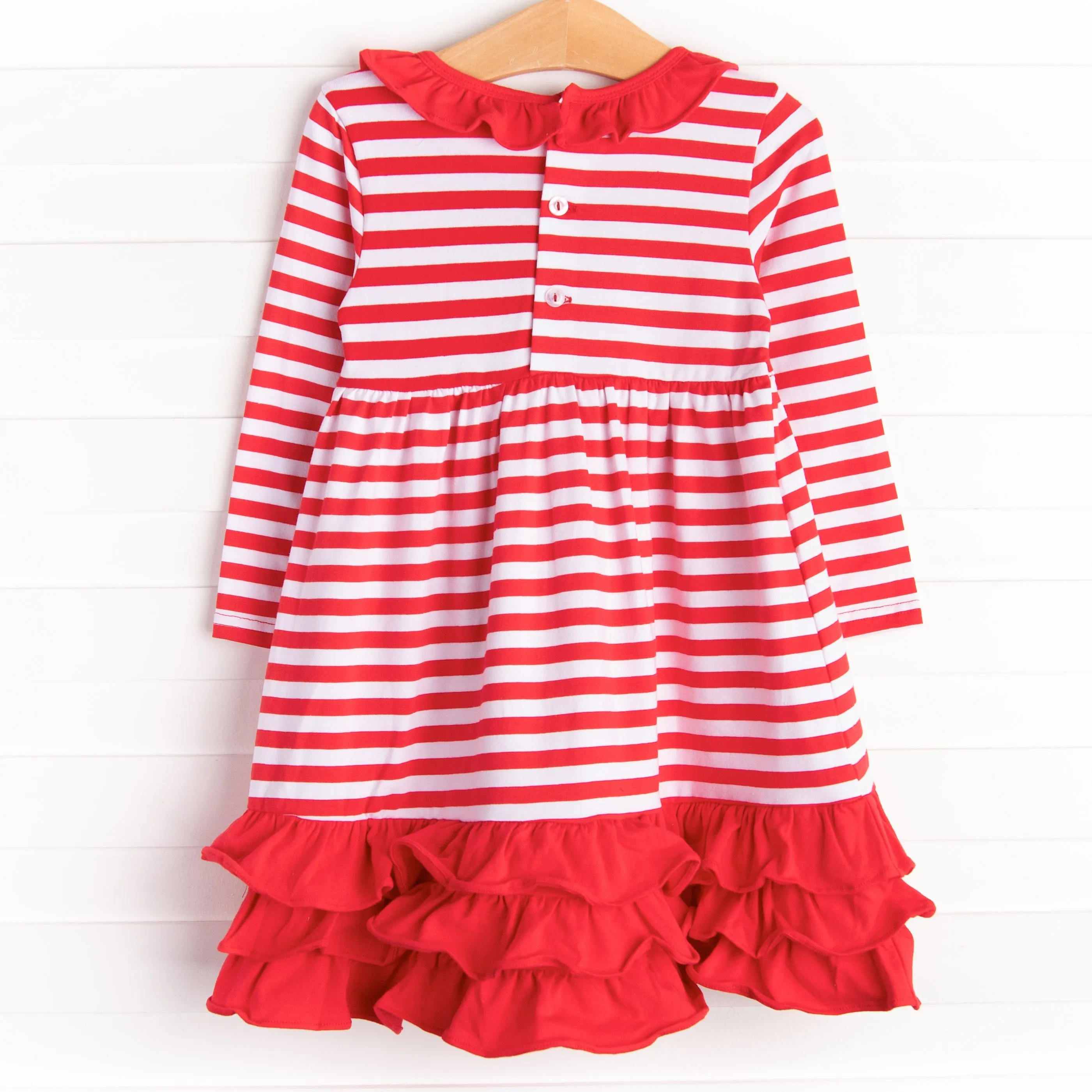 Dappled Dalmatian Dress, Red