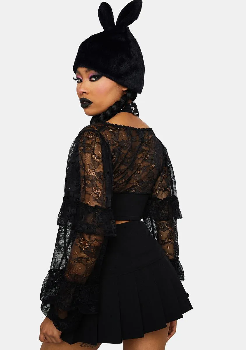 Dead Inside Mini Skirt