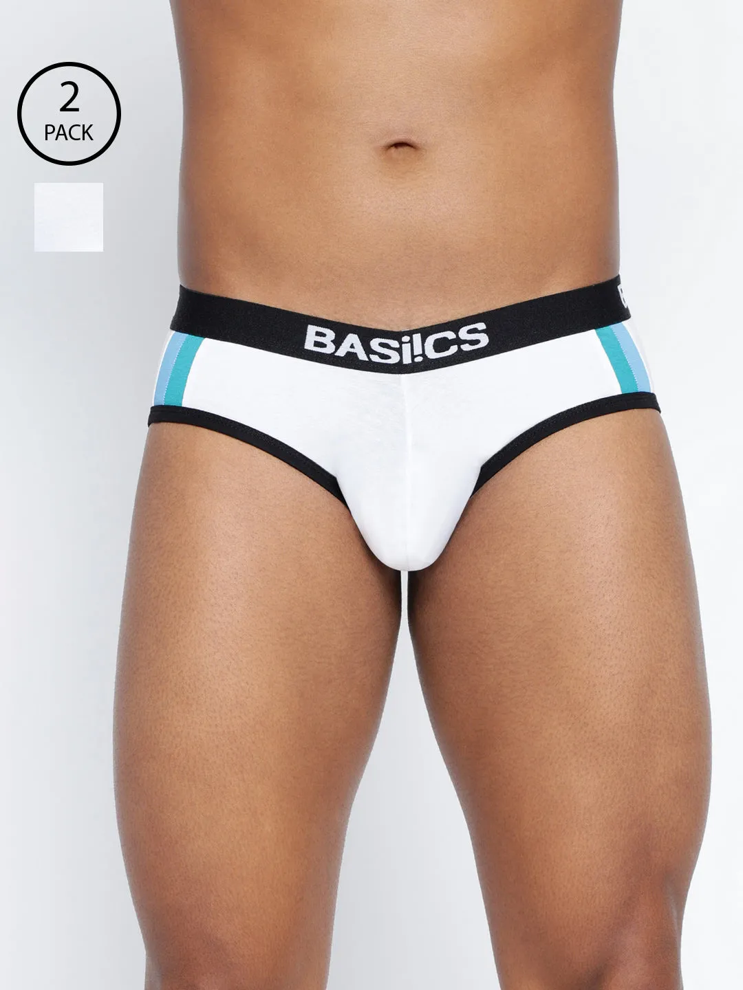 Double Stripe Classic Brief (Pack of 2)