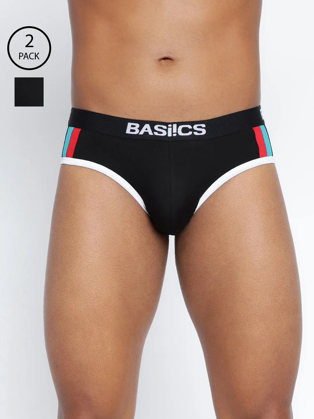 Double Stripe Classic Brief (Pack of 2)