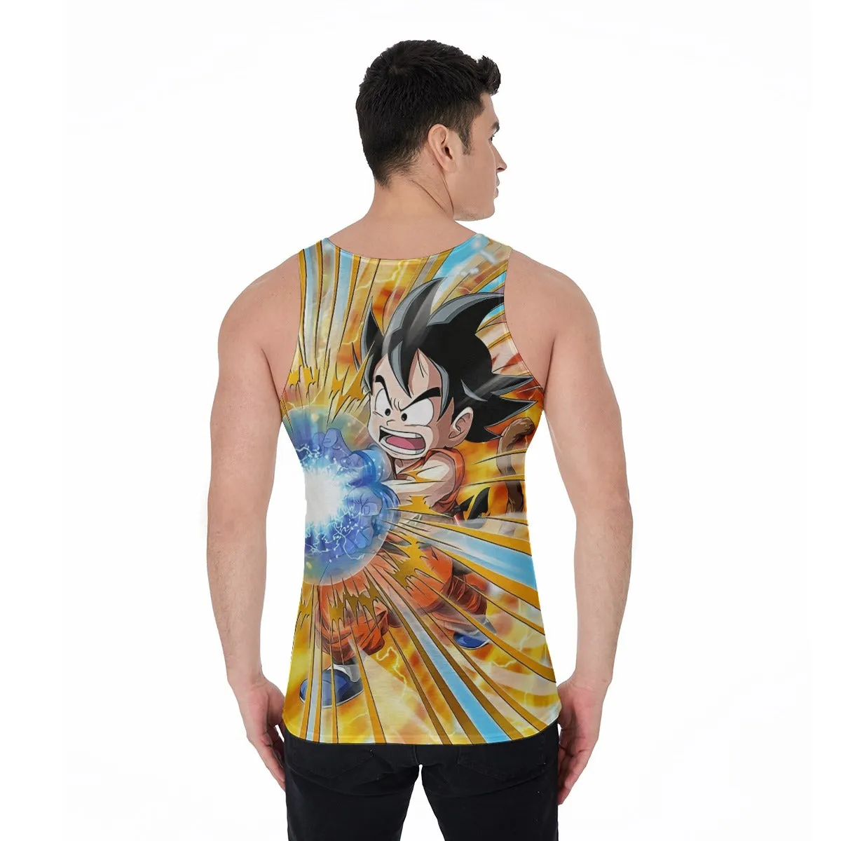 Dragon Ball  Kid Goku Kamehameha Tank Top