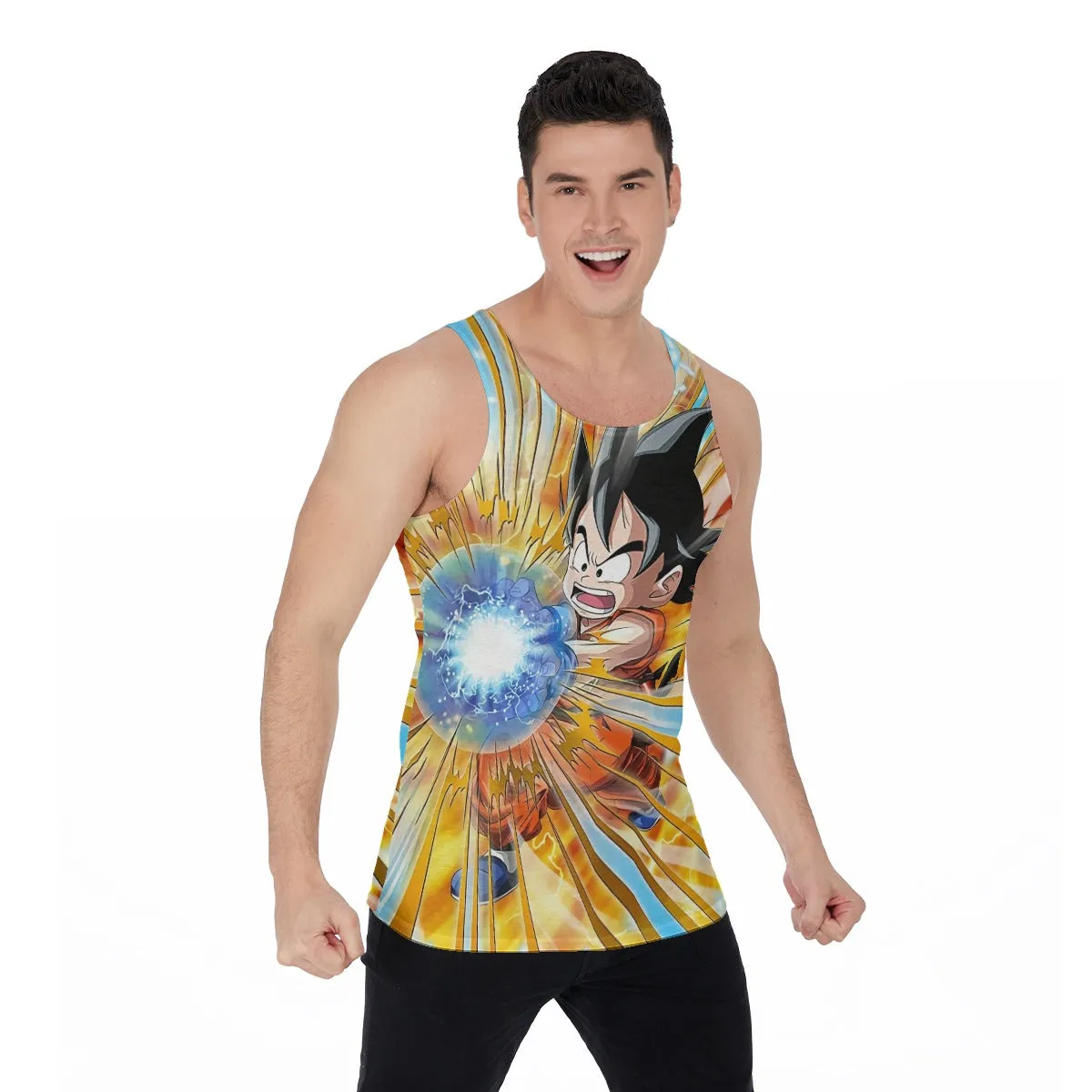 Dragon Ball  Kid Goku Kamehameha Tank Top