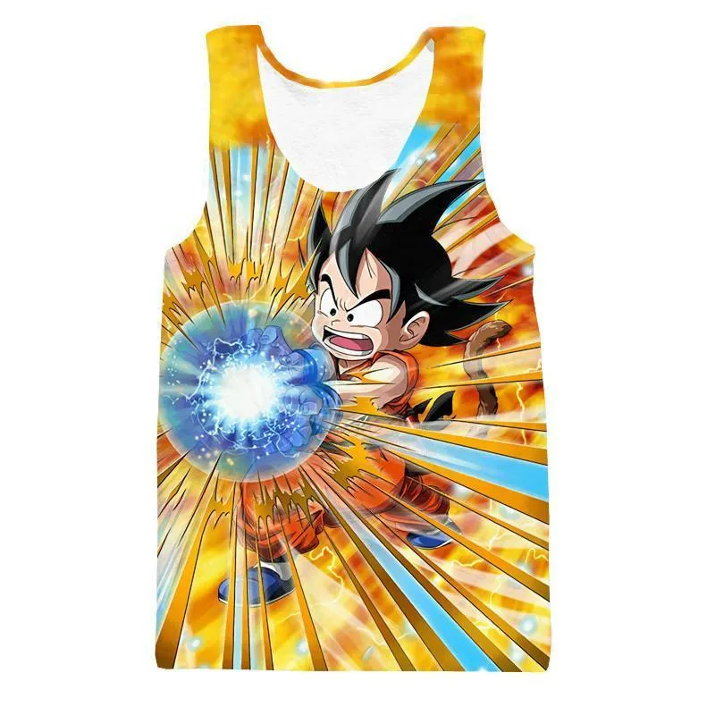 Dragon Ball  Kid Goku Kamehameha Tank Top