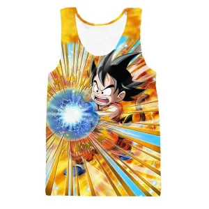 Dragon Ball  Kid Goku Kamehameha Tank Top