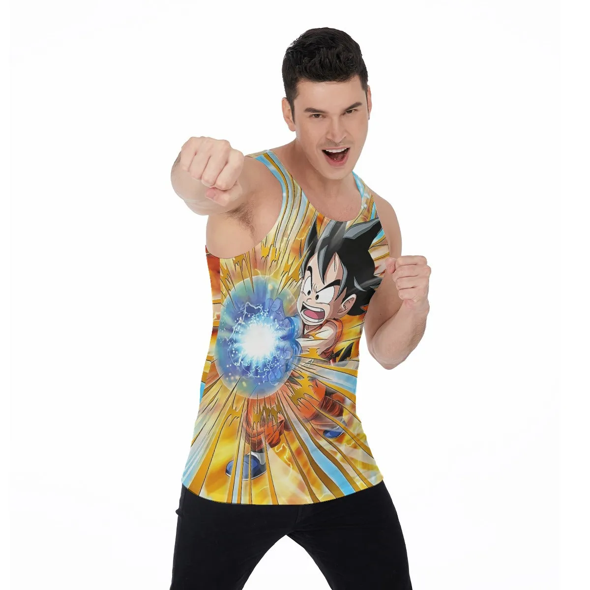 Dragon Ball  Kid Goku Kamehameha Tank Top
