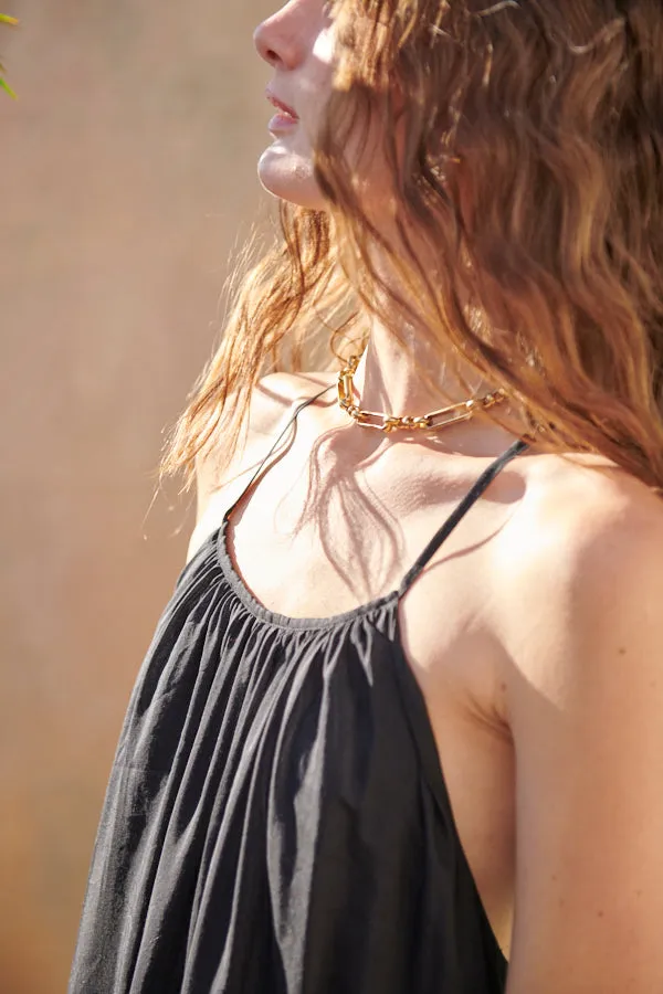Dramatic Summer Dress <br>  -BLK-